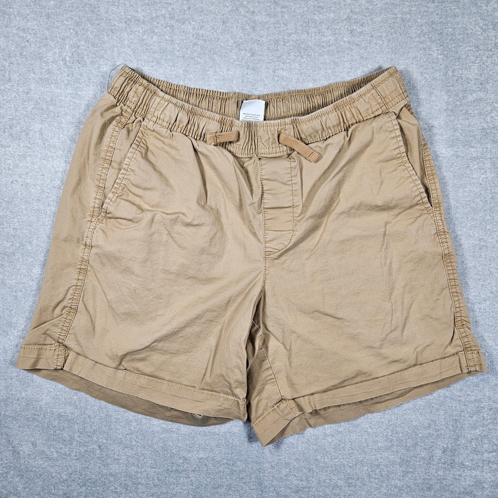 DSG Mens Khaki Tan Cotton Stretch Elastic Waist Everyday‎ Shorts Small RN104141